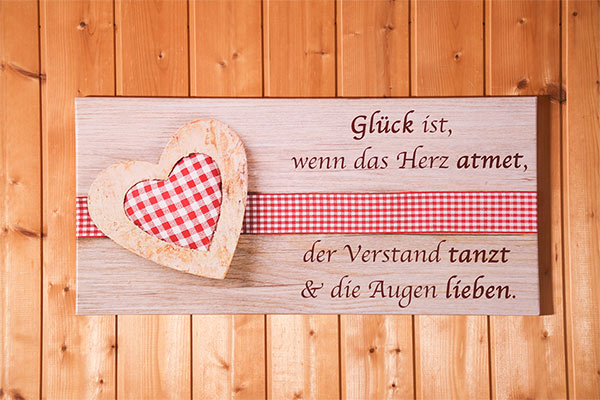 Dreibettzimmer Schröfwand